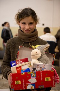 Weihnachten im Schuhkarton Verteilungen mit Geschenke der Hoffnung in der Slowakei, 2013. Fotos: David Vogt
